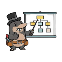 Mole presenting